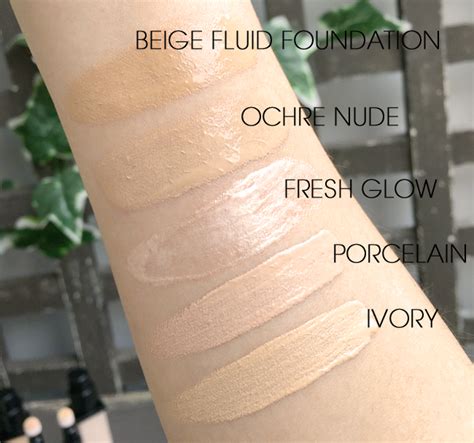 burberry fresh glow foundation powder swatches|Burberry matte glow foundation.